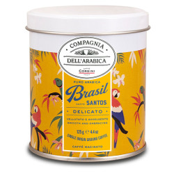 CORSINI Brasil Santos mletá káva plech 125 g