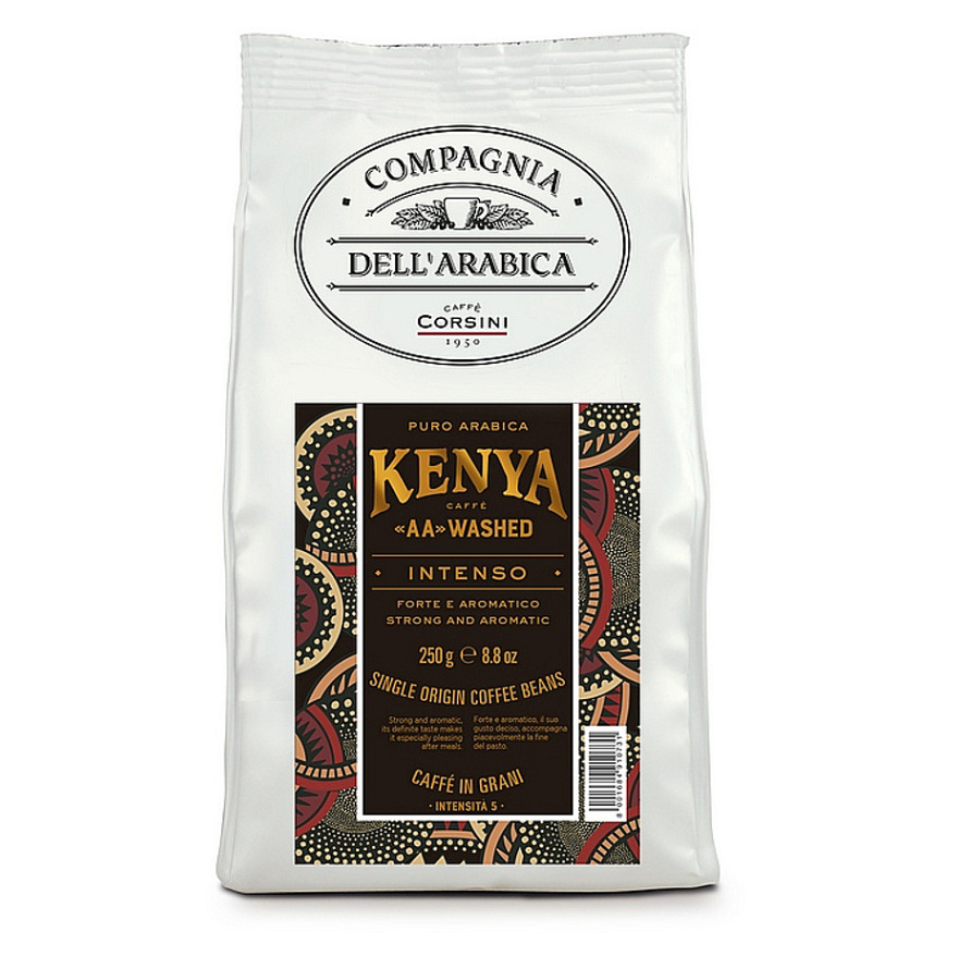 CORSINI Kenya "AA" Washed káva zrnková 250 g