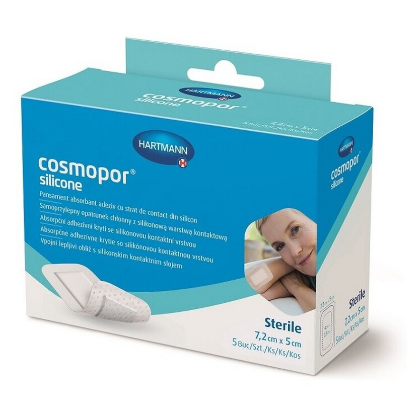 COSMOPOR Silicone 7,2 x 5 cm 5 kusů