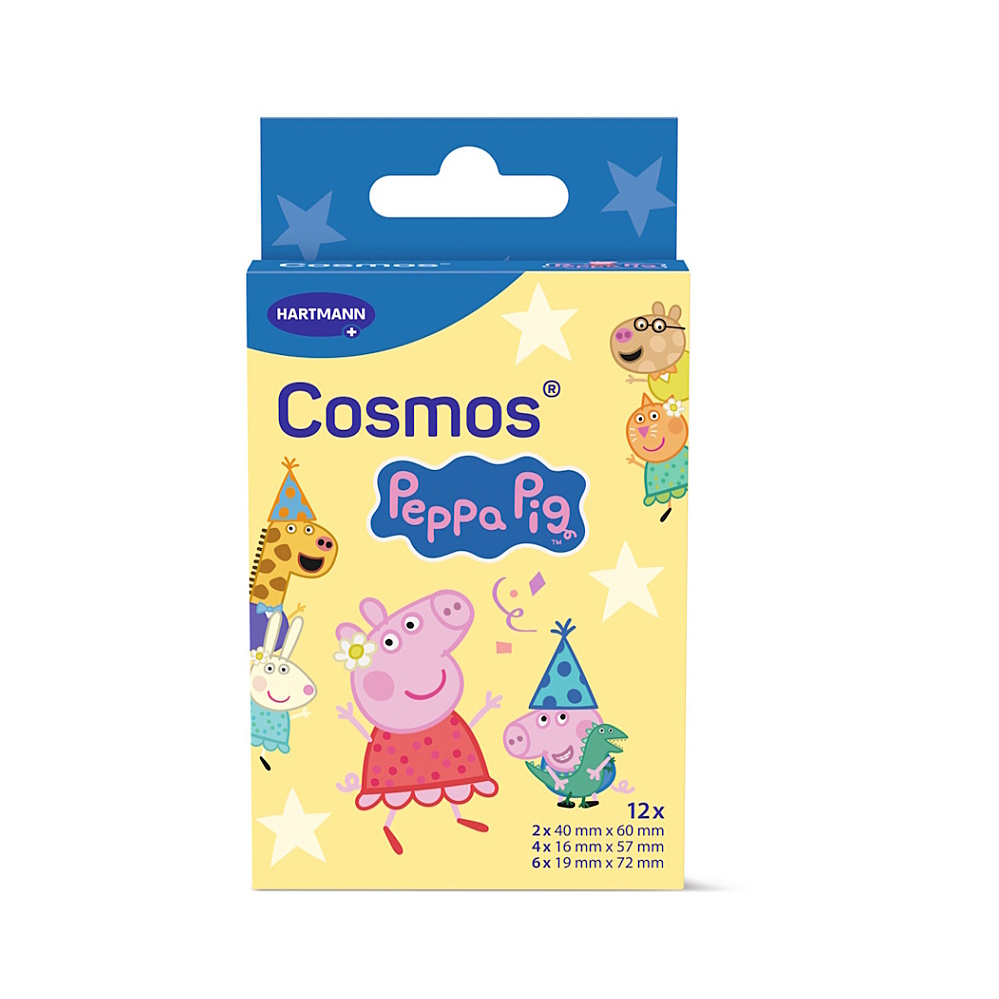 COSMOS Dětská náplast Peppa pig 12 kusů