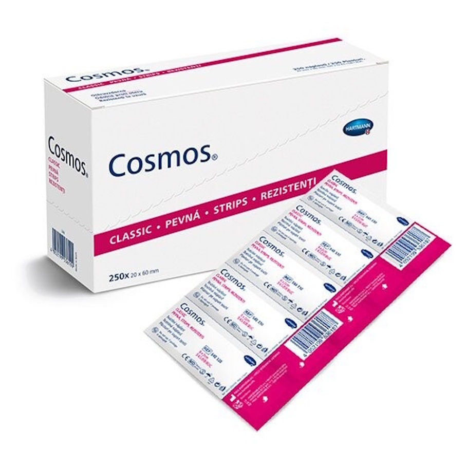 COSMOS Pevná náplasti strips 60 x 20 mm 50 x 5 kusů