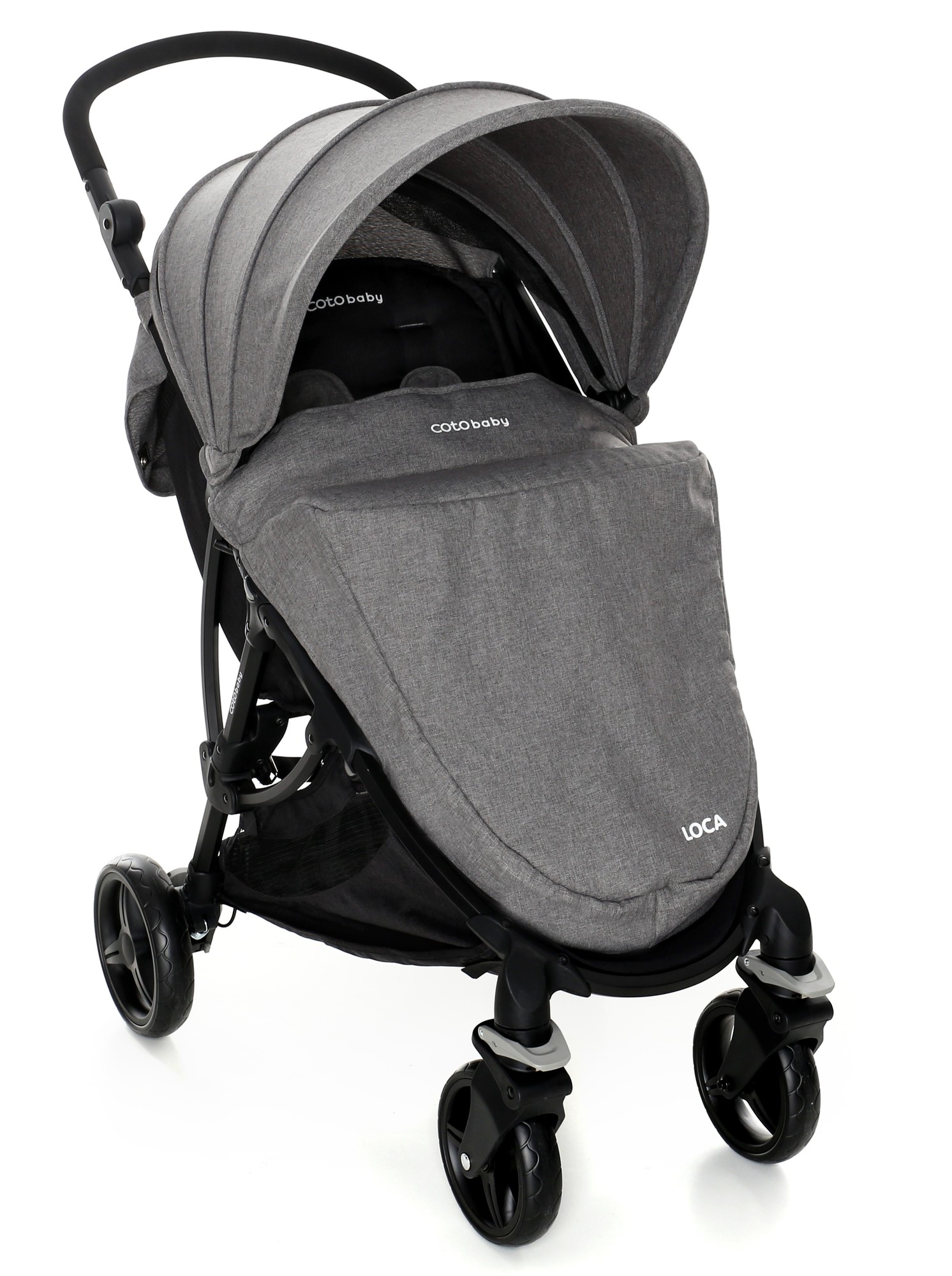 Coto baby Sportovní kočárek LOCA LUX - šedý