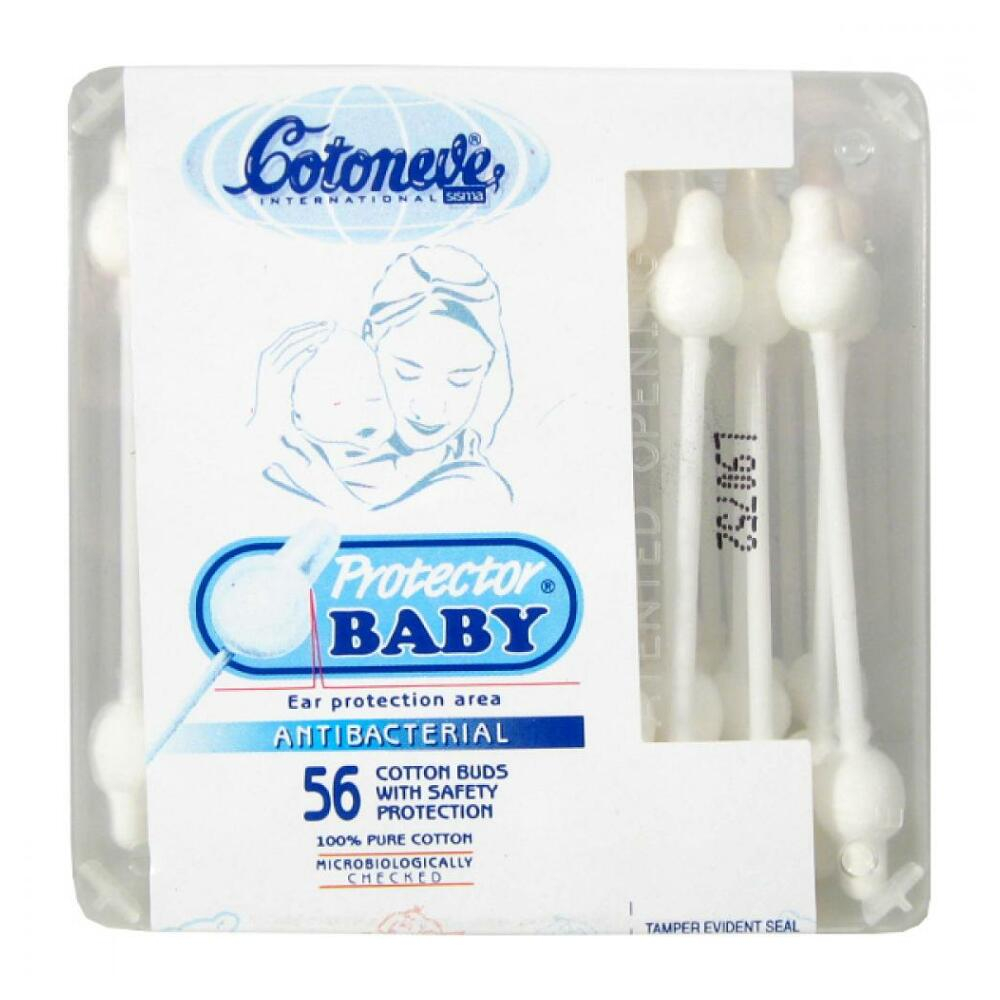 COTONEVE Vatové tyčinky Baby Protector 56ks