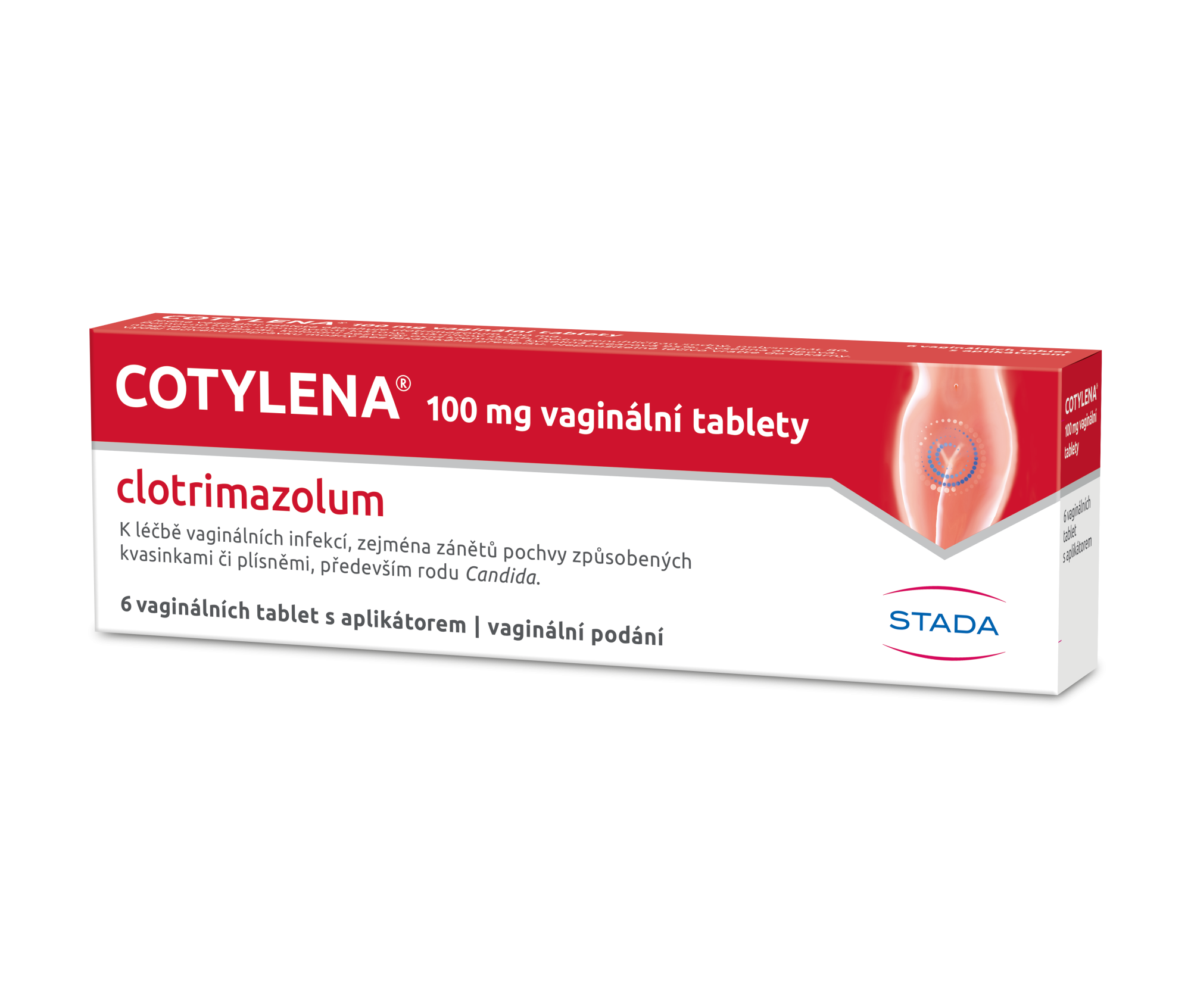 COTYLENA 100mg vaginální tablety 6 ks