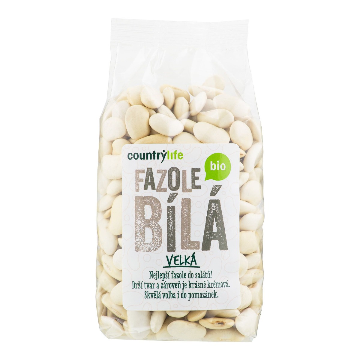 Country Life Fazole bílá velká BIO 500 g