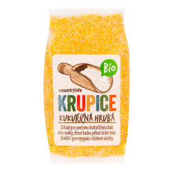 Country Life Krupice kukuřičná hrubá BIO 400 g