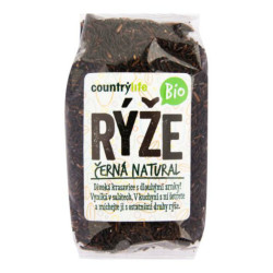 COUNTRY LIFE Rýže černá natural 500 g BIO