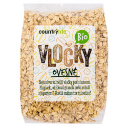 COUNTRY LIFE Vločky ovesné BIO 500 g