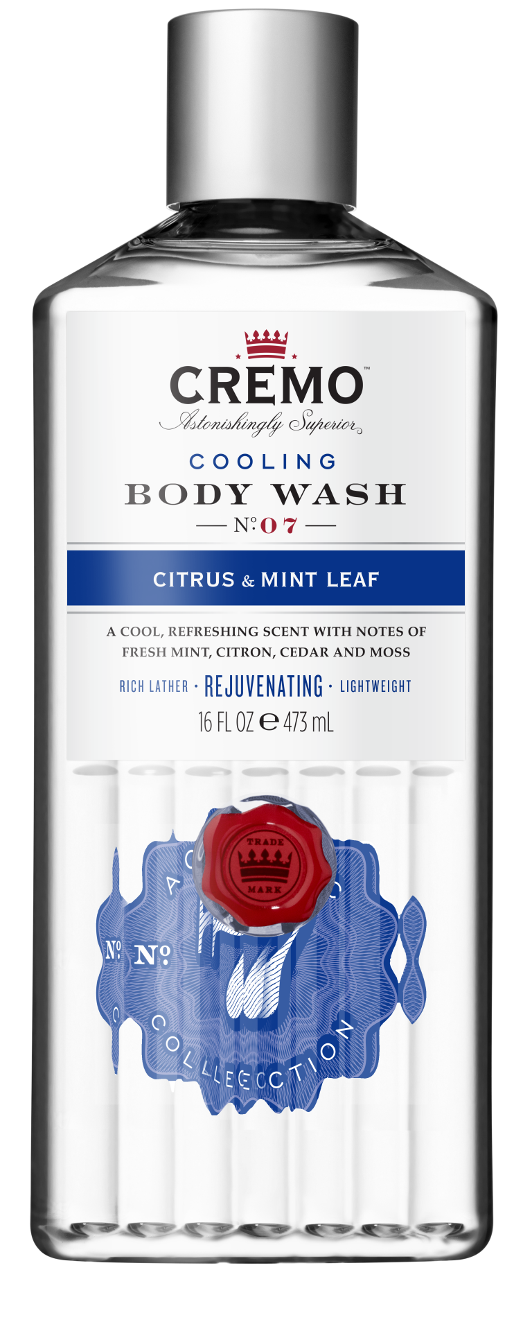 CREMO Body wash cooling c - sprchový gel 473 ml
