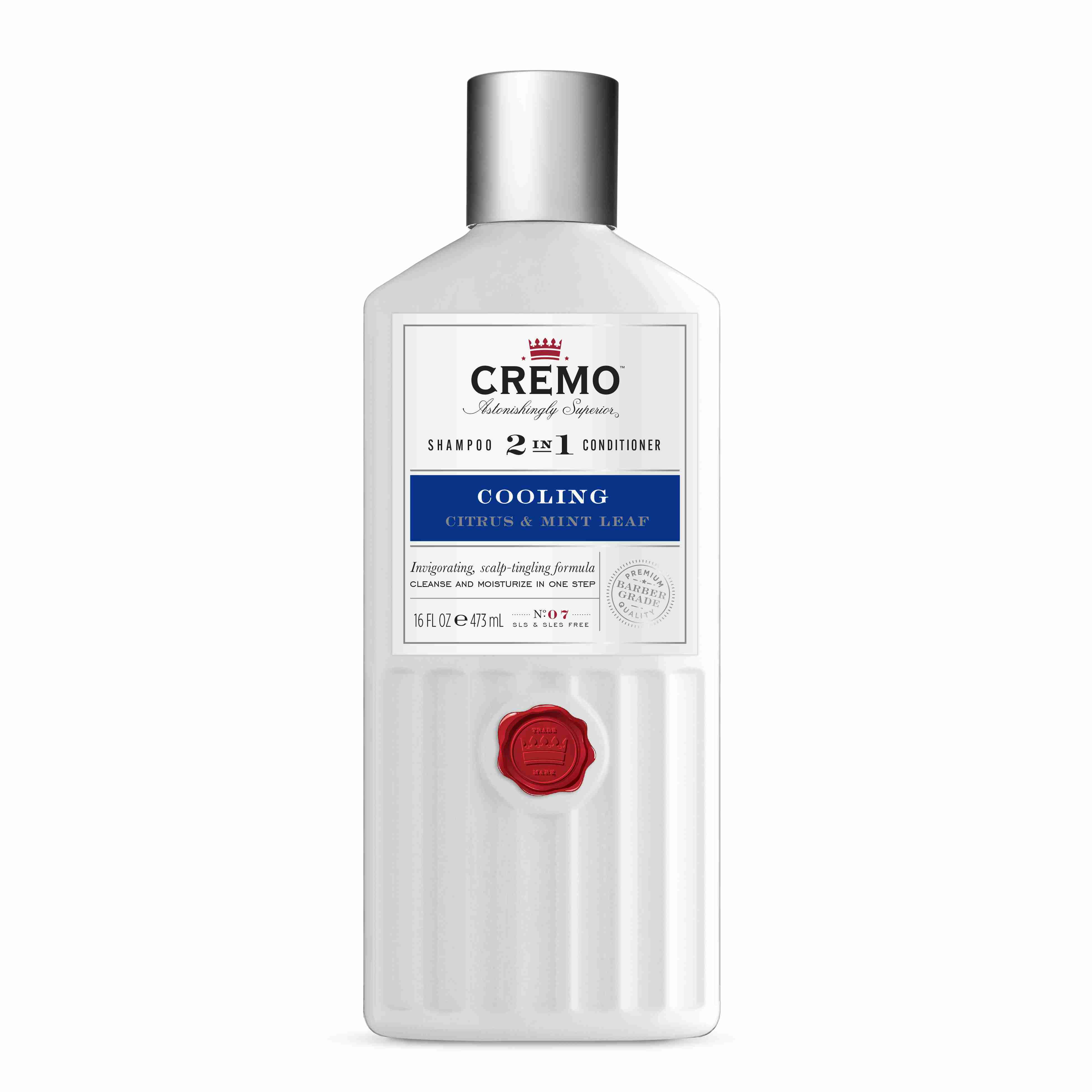 Cremo Citrus & Mint Leaf 2v1 šampon a kondicionér 473 ml