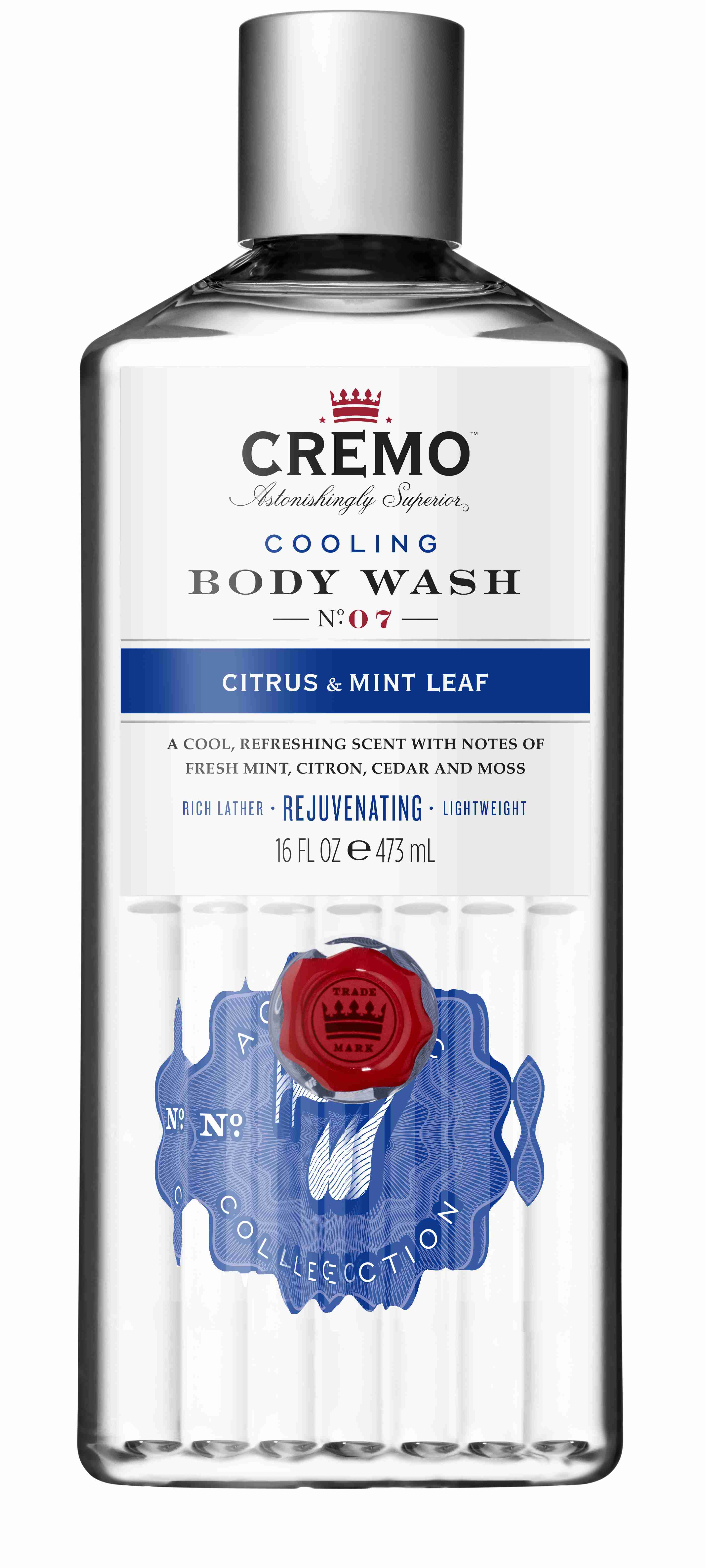 Cremo Citrus & Mint Leaf sprchový gel pro muže 473 ml