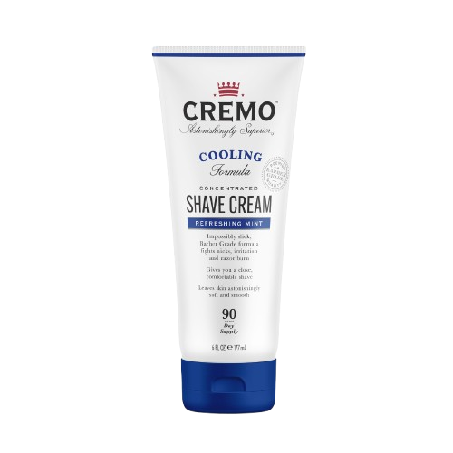 CREMO Cooling shave cream refreshing mint - Krém na holení 177 ml