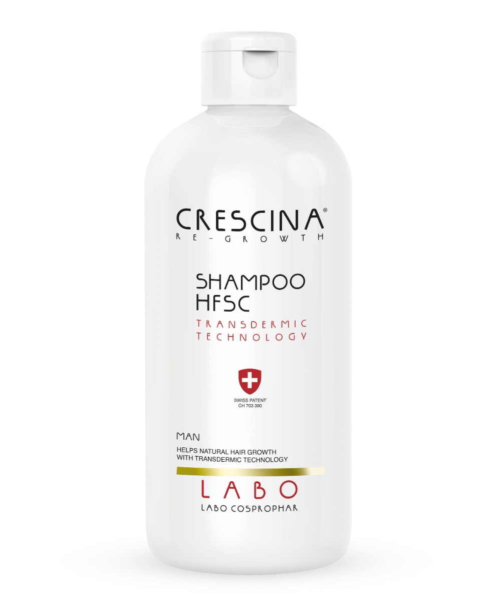 Crescina Transdermic šampon proti řídnutí vlasů pro muže 500 ml