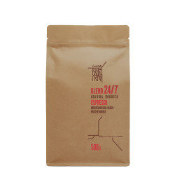 CrossCafe Pražírna Blend 70% Arabica 30% Robusta zrnková káva 500 g