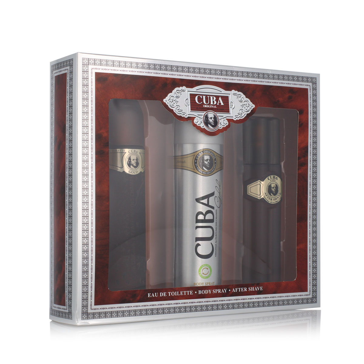 Cuba Gold EDT 100 ml + AS 100 ml + DEO ve spreji 200 ml M