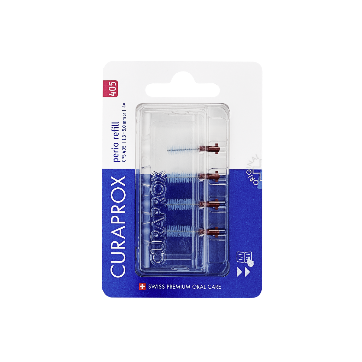 Curaprox CPS 405 perio refil mezizubní kartáček 4 ks