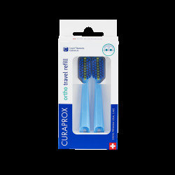 CURAPROX CS 5460 Travel set Ortho Náhradní hlavice Modrý 2 kusy