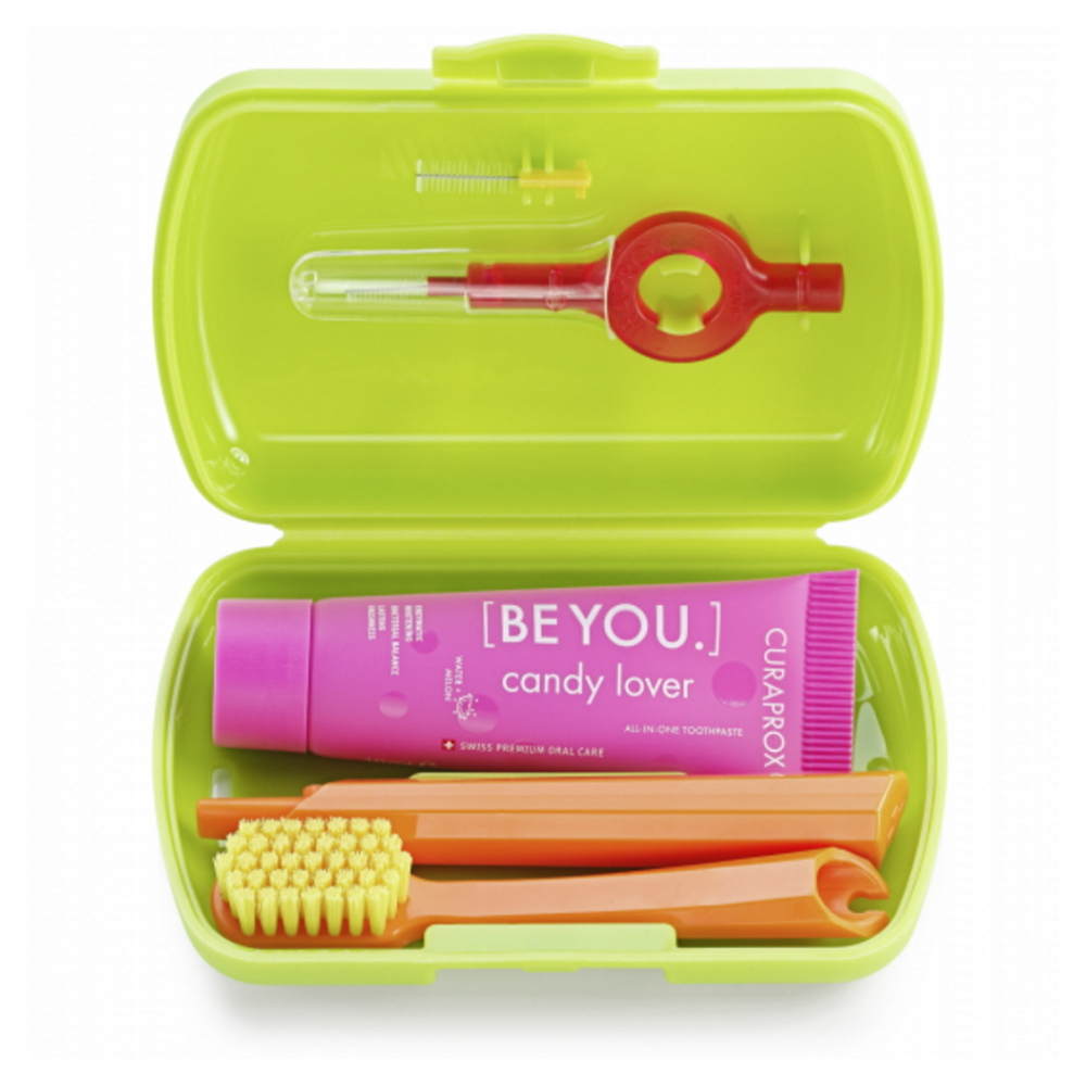 CURAPROX Travel set zelený 5460 1 kus