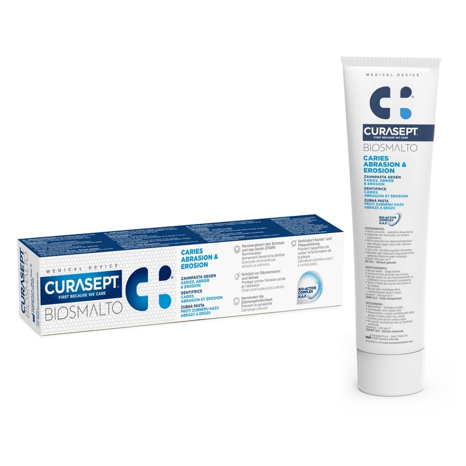 CURASEPT Biosmalto caries abraze & eroze zubní pasta 75 ml