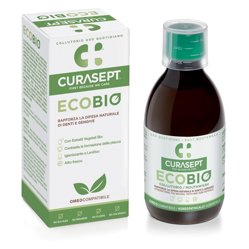 CURASEPT Ústní voda Ecobio 300 ml