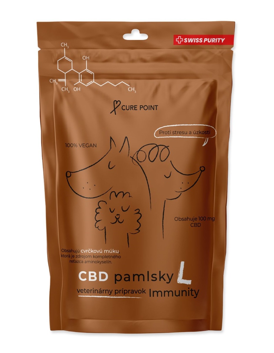 Cure Point CBD Immunity L pochoutka pro psy 100 g