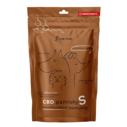 CURE POINT CBD Immunity S Pamlsky pro psy 100 g, Velikost: S