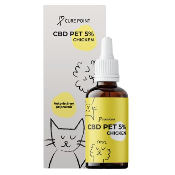 CURE POINT CBD Pet 5% Olej pro psy a kočky Chicken 10 ml