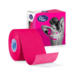 CureTape Classic 5 cm x 5 m kineziologický tejp růžový
