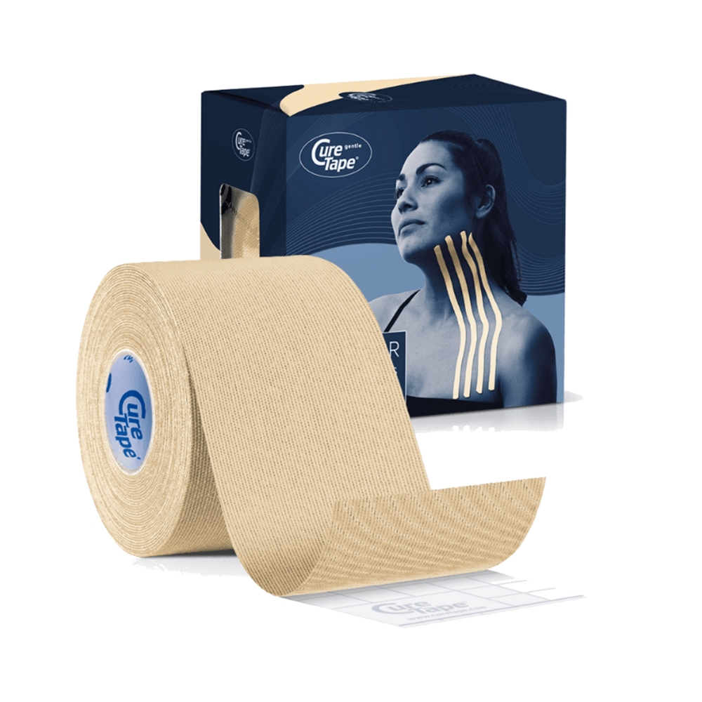 CureTape Gentle 5 cm x 5 m kineziologický tejp béžový