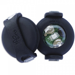 CURLI Luumi LED bezpečnostní světélko na obojek černé 2 ks