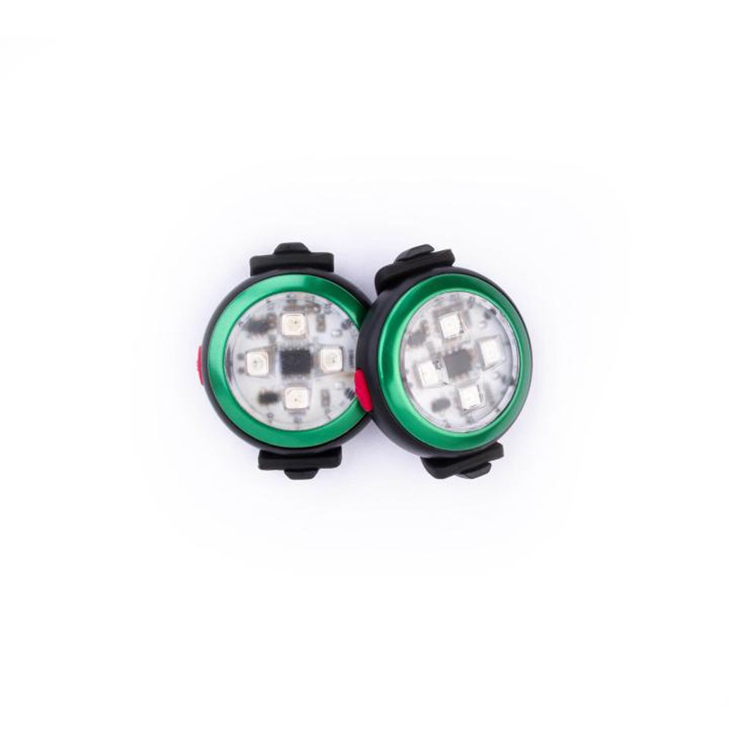 Curli Luumi LED bezpečnostní světýlko dobíjecí na obojek GREEN