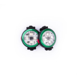 Curli Luumi LED bezpečnostní světýlko dobíjecí na obojek GREEN