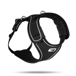 Curli Postroj pro psy Belka Black M, 20-30 kg