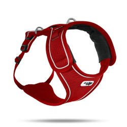 Curli Postroj pro psy Belka Red M, 20-30 kg