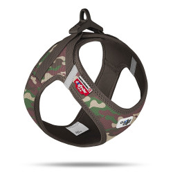 Curli Postroj pro psy se sponou Air-Mesh Camo, 3XS, 1,5-3 kg