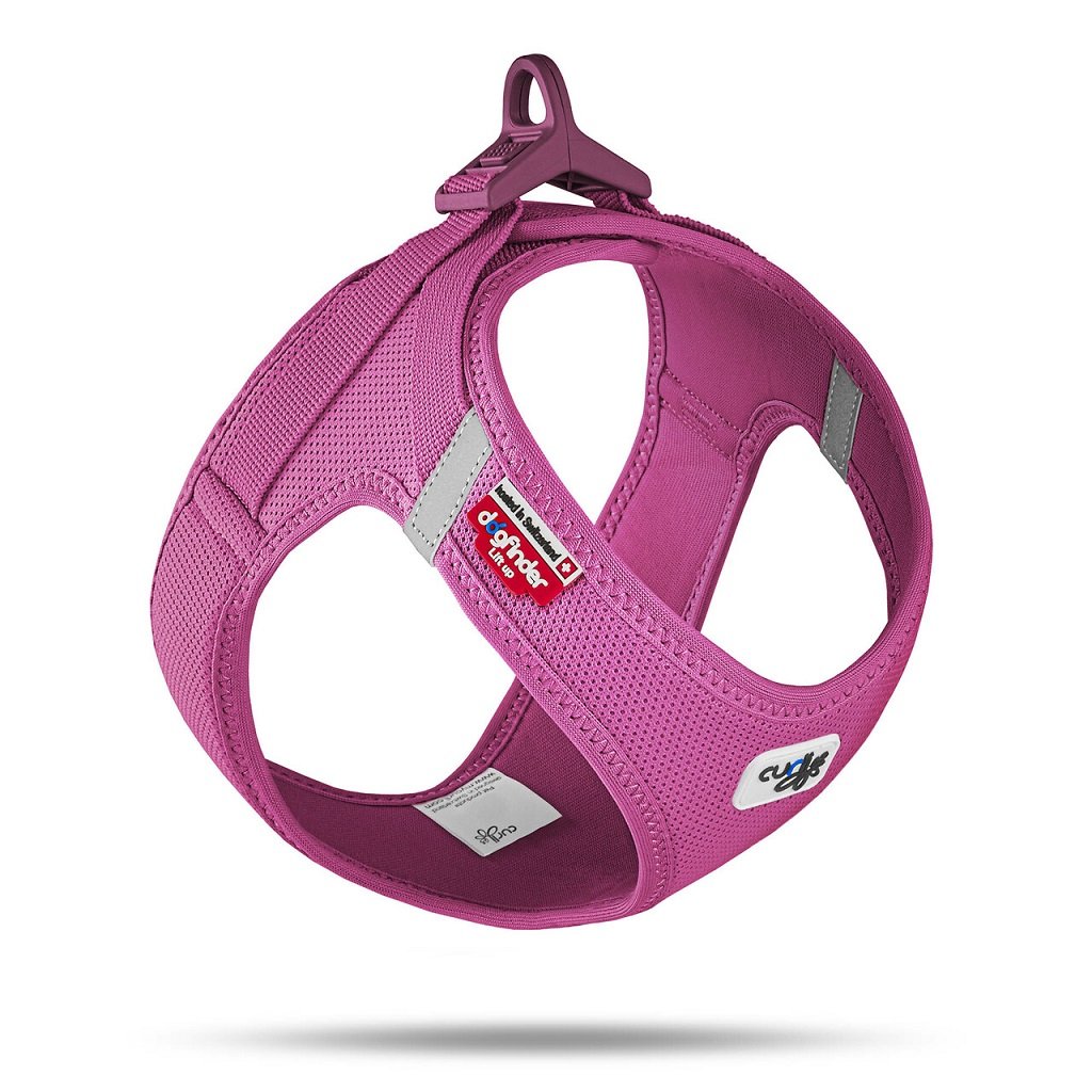 Curli Postroj pro psy se sponou Air-Mesh Fuchsia S, 4-7 kg