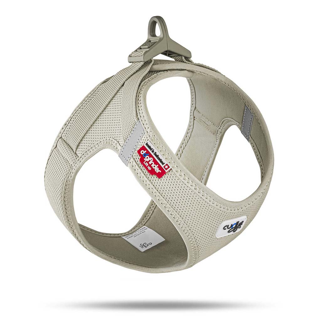Curli Postroj pro psy se sponou Air-Mesh Light Tan 3XS, 2-4 kg