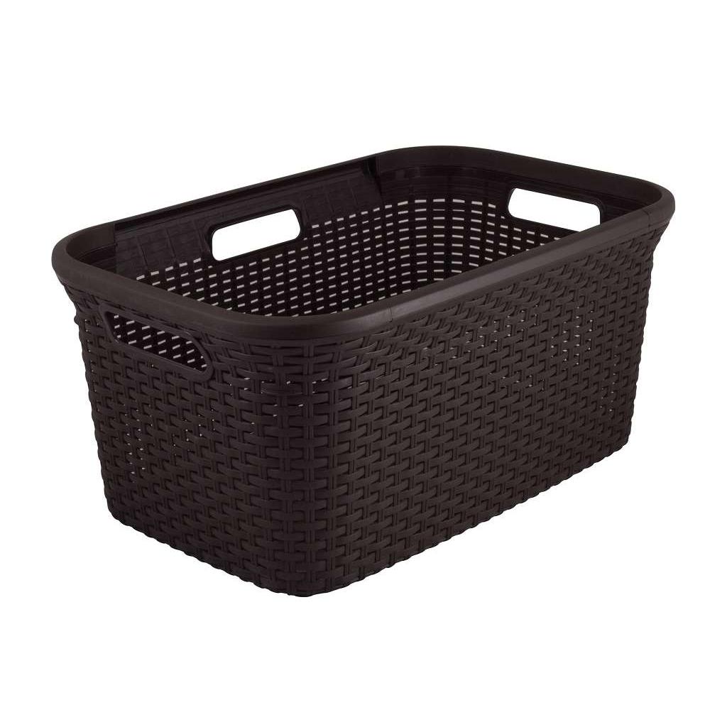 Curver Koš na prádlo Style 45L tmavě hnědý