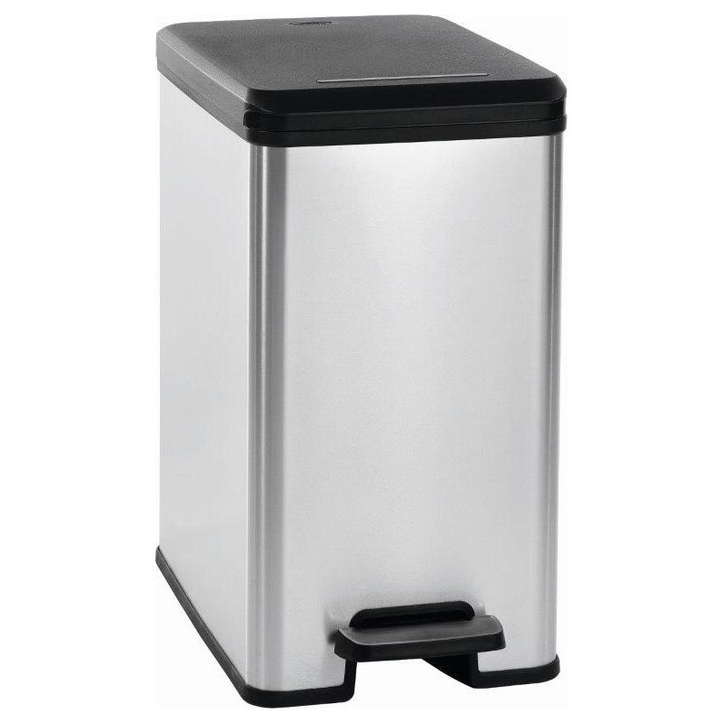 Curver Odpadkový koš Slim Bin 25 stříbrný