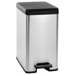 Curver Odpadkový koš Slim Bin 25 stříbrný
