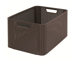 Curver Úložný box Rattan Style2 S 1 ks hnědý