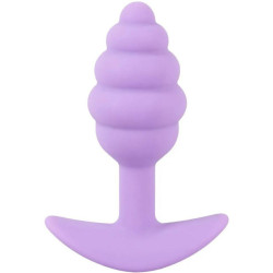 Cuties Silikonový anální kolík Purple Pastel 7,5 cm