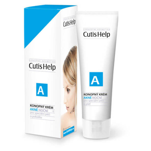 CUTISHELP Akné Konopný krém noční 30 ml