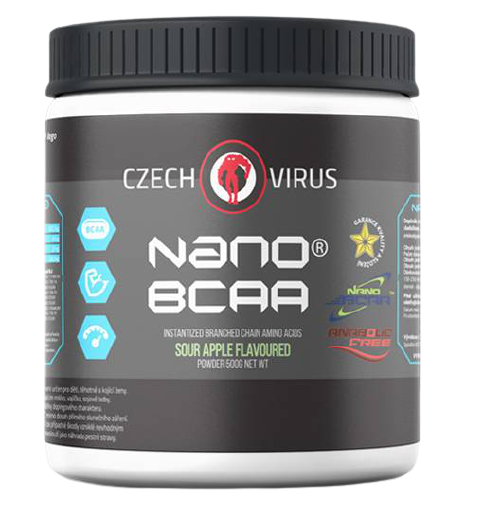 CZECH VIRUS Nano BCAA kyselé jablko 500 g