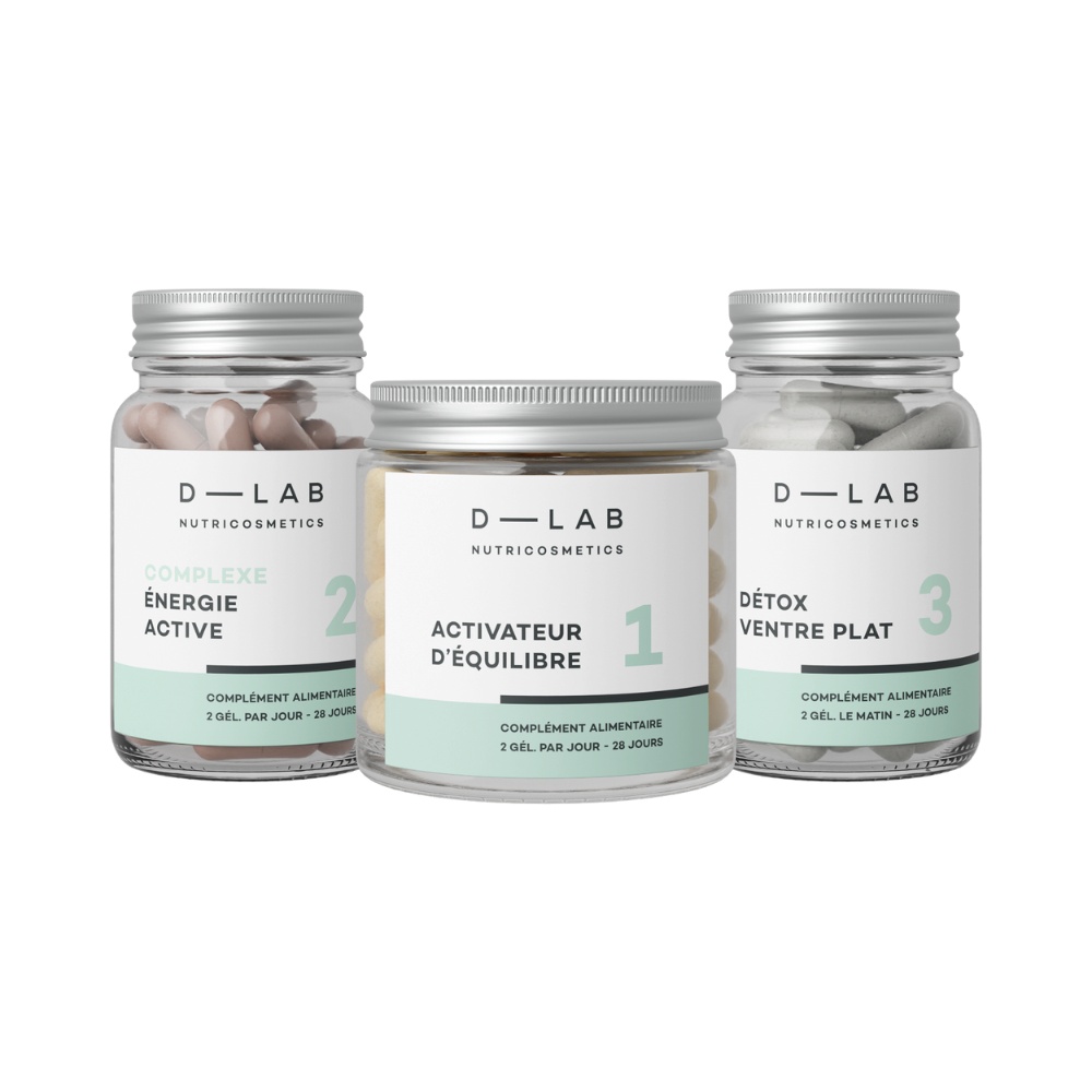 D-LAB Program Ploché břicho Activator+Energy Complex+Stomach Detox 3x56 kapslí