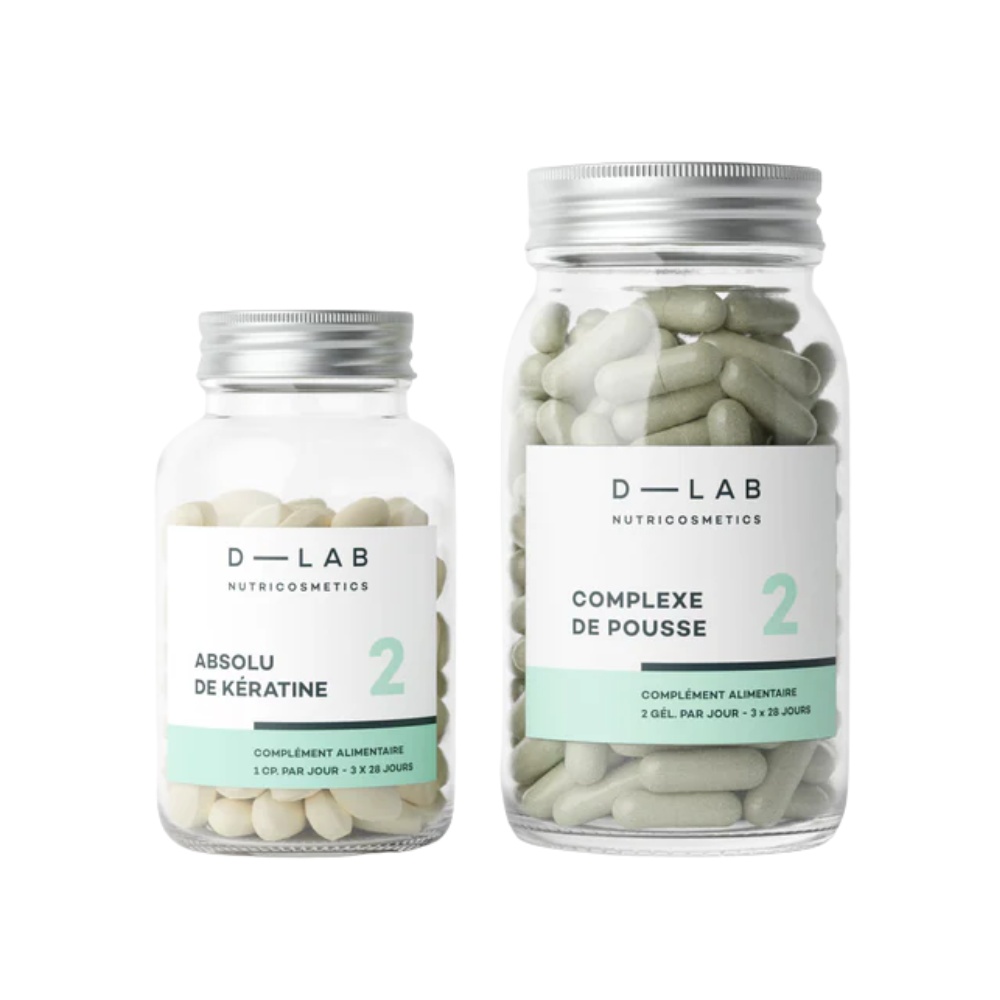 D-LAB Výživa vlasů - Keratin + Hair Growth Complex 84+168 kapslí