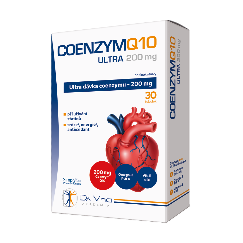 Da Vinci Academia Coenzym Q10 Ultra 200 mg 30 tobolek