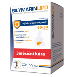 DA VINCI ACADEMIA Silymarin Lipo 60 + 30 tobolek ZDARMA