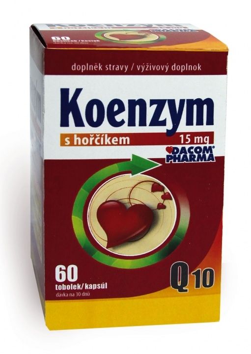 DACOM Pharma Koenzym Q10 s hořčíkem 60 tobolek
