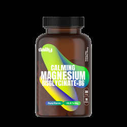 DAILY Calming Magnesium Bisglycinate + B6 90 kapslí